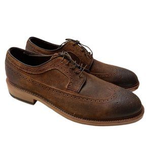 Mens H.S. Trask Lace Up Casual Shoes Size 13 Brown Leather Made In The USA